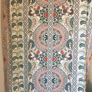 Pair of 86” Envogue Ikat/Medallion Print Curtains